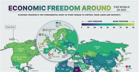 Mapped: Economic Freedom Around the World | Army.ca