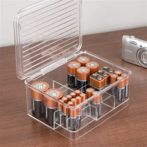 Battery Storage Box - iDesign - Plastic Storage Boxes | STORE