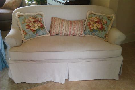 Custom slipcovered loveseat | Kerry Ann Dame | Flickr