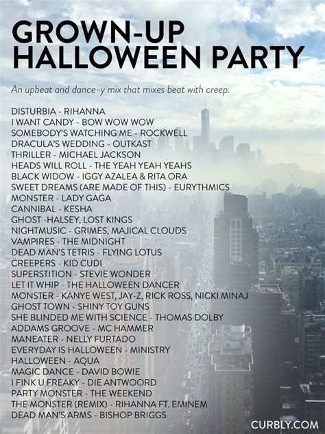 The Ultimate Halloween Music Guide: 80 Tunes For Every Mood | Halloween playlist, Halloween ...