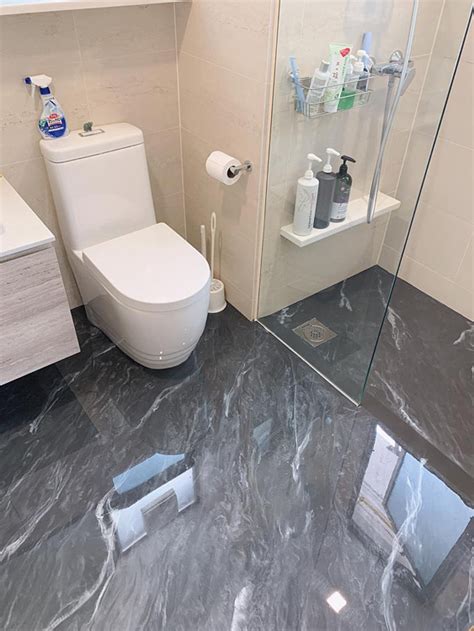 DIY Epoxy Bathroom Floor – Flooring Blog