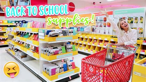 BACK TO SCHOOL SUPPLIES SHOPPING! - YouTube