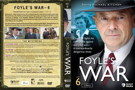 Foyle's War - Series 6 dvd cover & labels (2010) R1 Custom