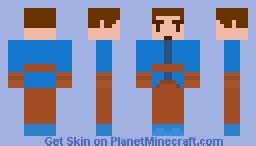 Classic Steve Minecraft Skin