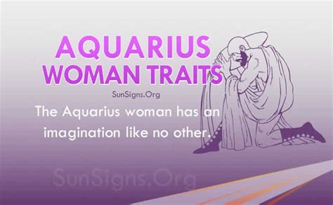 Aquarius Woman Personality Traits & Characteristics - SunSigns.Org