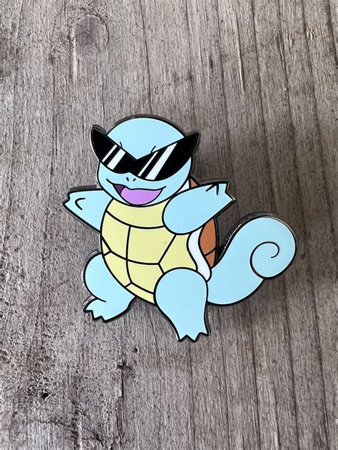 Squirtle Squad Hard Enamel Pin - Etsy