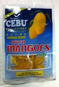 Philippines Cebu Dried Mangoes 50g (2pack): Amazon.com: Grocery & Gourmet Food