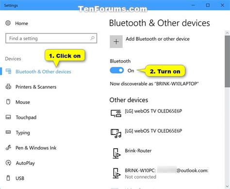 Turn On or Off Bluetooth in Windows 10 | Tutorials