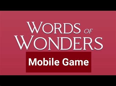 How to play Words of Wonders Game App | Word Game - YouTube