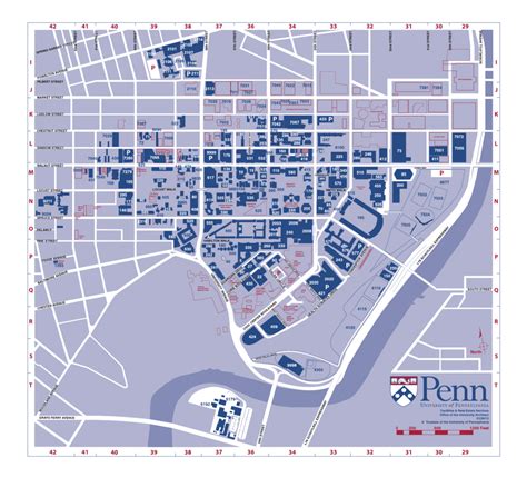 University Of Penn Campus Map - United States Map