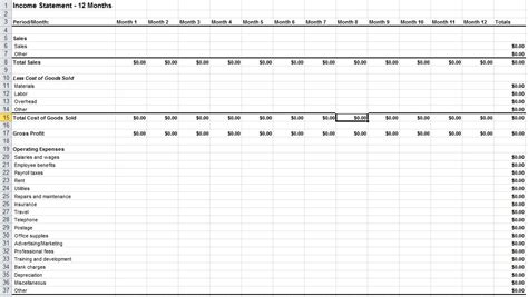 9+ Free Income Statement Templates Word Excel PDF - Word Excel Formats