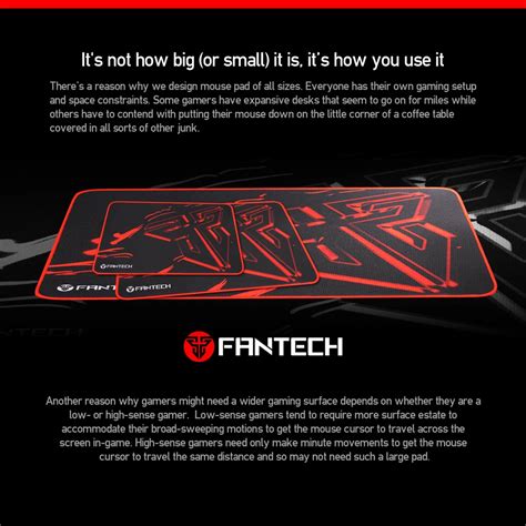 FANTECH MP25 Control Gaming Mousepad 250X210X2MM Top Mouse Pad Anti slip Natural Rubber For ...