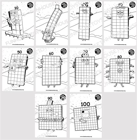 Number Block One Coloring Pages