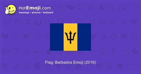 🇧🇧 Flag: Barbados Emoji Meaning with Pictures: from A to Z