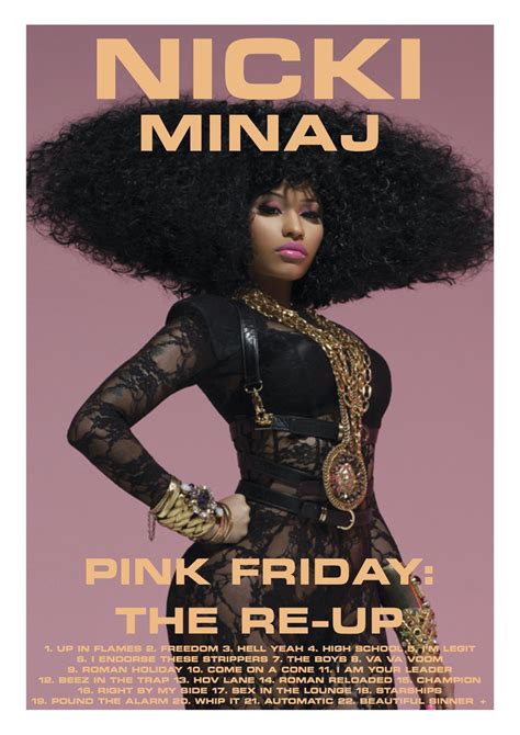 Pink Friday: The Re-Up - Nicki Minaj // Album Poster | Music poster ...