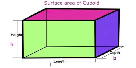 Surface Area of Cuboid - Definition, Formulas and Examples