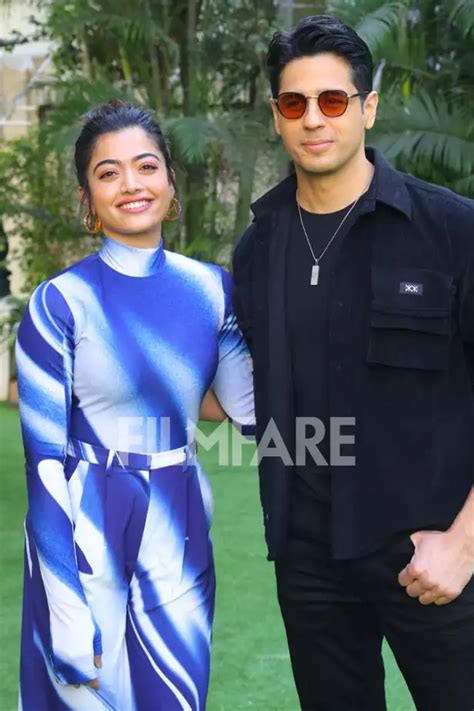 Rashmika Mandanna and Sidharth Malhotra promote Mission Majnu in Delhi ...