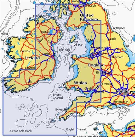 Navionics chart Regular - Irish Sea | Crews Navigation