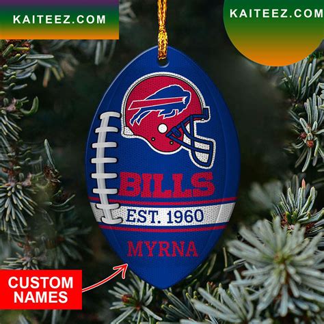 NFL Buffalo Bills Christmas Ornament - Kaiteez