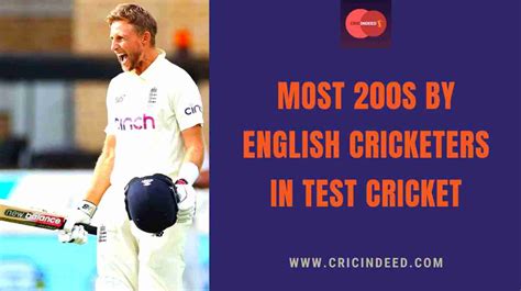 Most 200s by England Batsmen in Test Cricket - CricIndeed