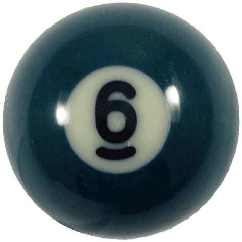 1-1/2" Mini Pool Ball Individual Replacement - #6 Ball - Walmart.com ...