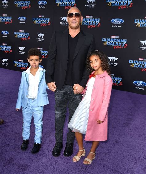 Vin Diesel and His Kids at Movie Premiere in LA April 2017 | POPSUGAR Celebrity Photo 2