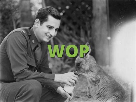 WOP » What does WOP mean? » Slang.org