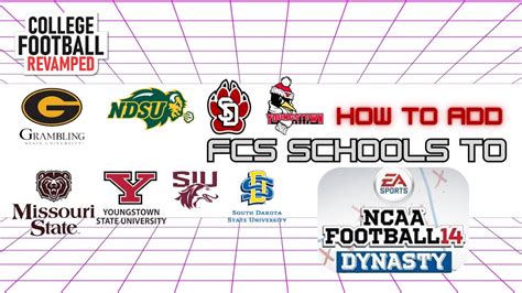 How to Play as FCS Schools in Dynasty (College Football Revamped V21) NCAA Football 14 - YouTube