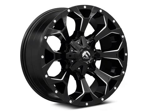 Fuel Wheels F-250 Super Duty Assault Gloss Black 8-Lug Wheel; 20x9 ...