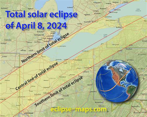 Total Solar Eclipse of 2024: Here Are Maps of the 'Path of Totality ...