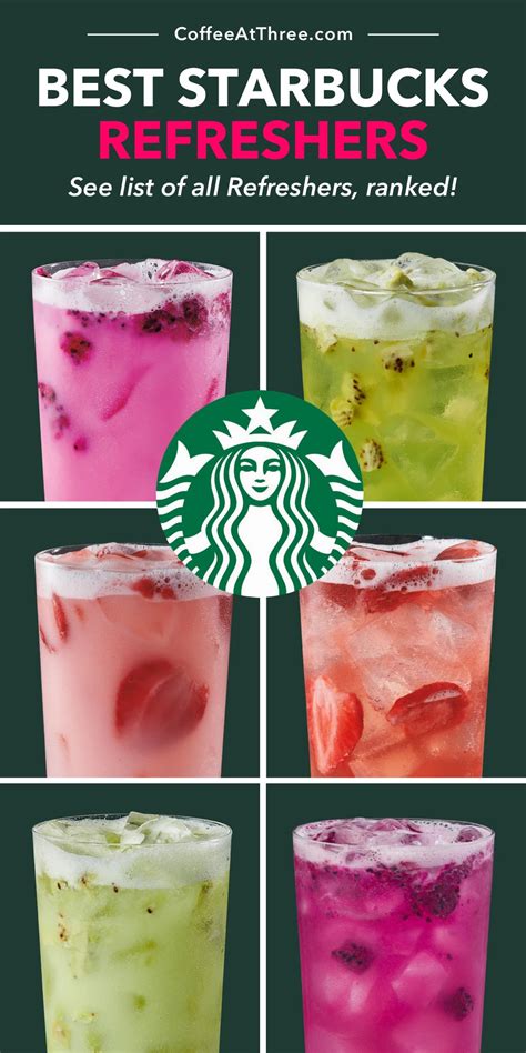 15 starbucks refresher drinks including secret menu – Artofit