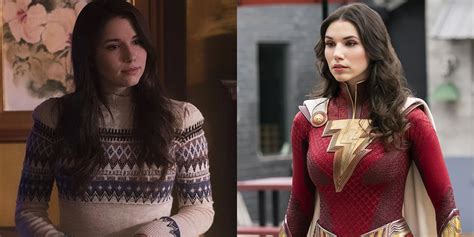 Shazam: Fury of the Gods' Grace Caroline Currey Reveals Why She Plays Both Young and Adult Mary ...