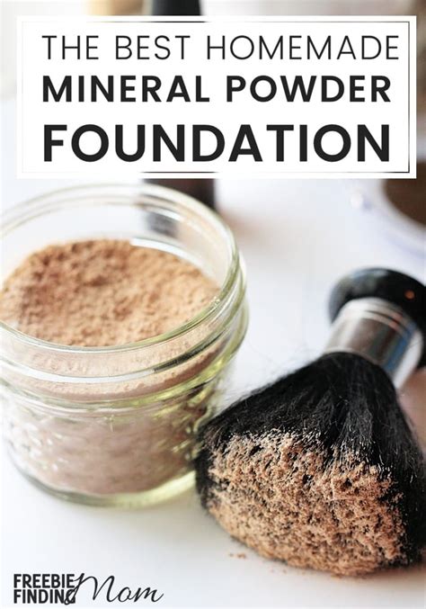 Homemade Mineral Makeup Foundation