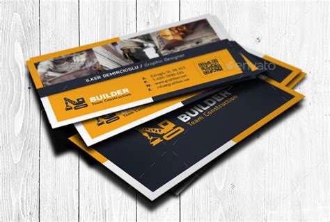 25+ Construction Business Cards | Printable | PSD | EPS | Downloads