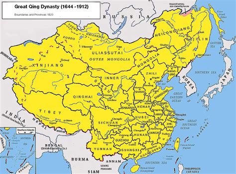 1732 map of china qing dynasty - Google Search | Taiping, Taiping ...