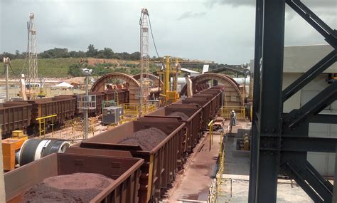 Lase scanning iron ore rail wagons for Vale at Ponta de Maderia port in Brazil - International ...