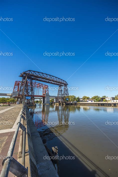 Avellaneda bridge in Buenos Aires, Argentina. Stock Photo by ...