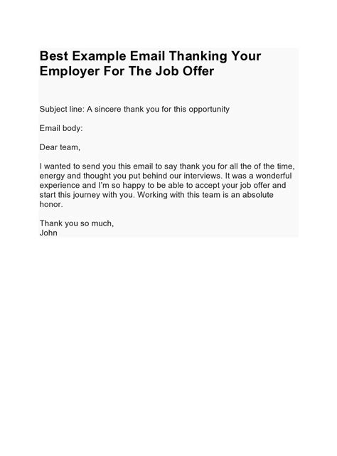 30 Professional Thank You Letters For Job Offer (Free)