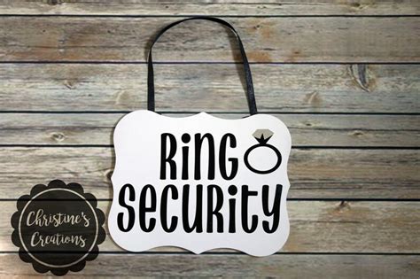 Ring Security Sign | Etsy