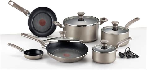 Amazon : Nonstick Thermo-Spot Dishwasher Safe Oven Safe Cookware Set, 14-Piece, Gold Just $45.99 ...