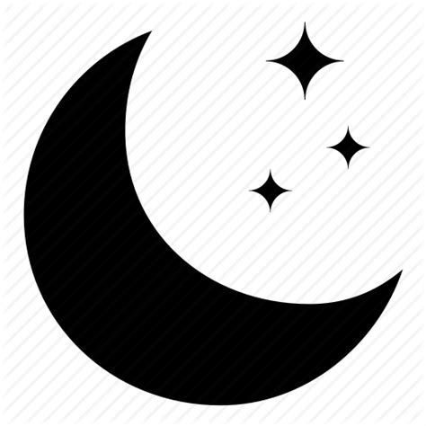 Crescent Moon Silhouette at GetDrawings | Free download