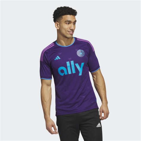 adidas Charlotte FC 23/24 Away Authentic Jersey - Purple | Free ...