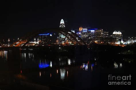 Cincy Skyline at Night - Cincy Newport Series Photograph by Lee Antle ...