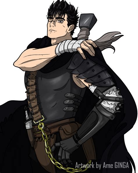 Guts fanart AmeGinga - Illustrations ART street