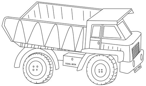 40 Free Printable Truck Coloring Pages Download