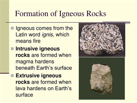 Identifying Igneous Rocks