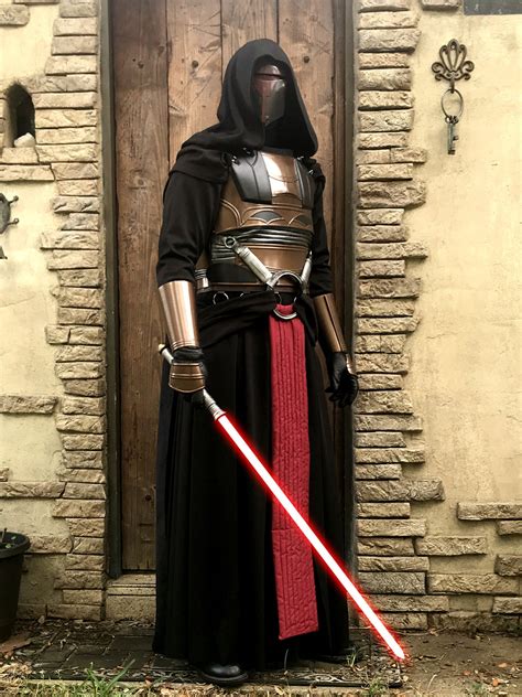 Star Wars Darth Revan Outfit Cape Full Set Custom Made Cosplay Costume Full Set Clothing, Shoes ...