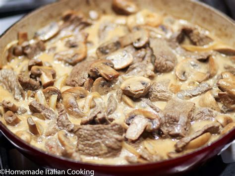 Beef Stroganoff – Homemade Italian Cooking