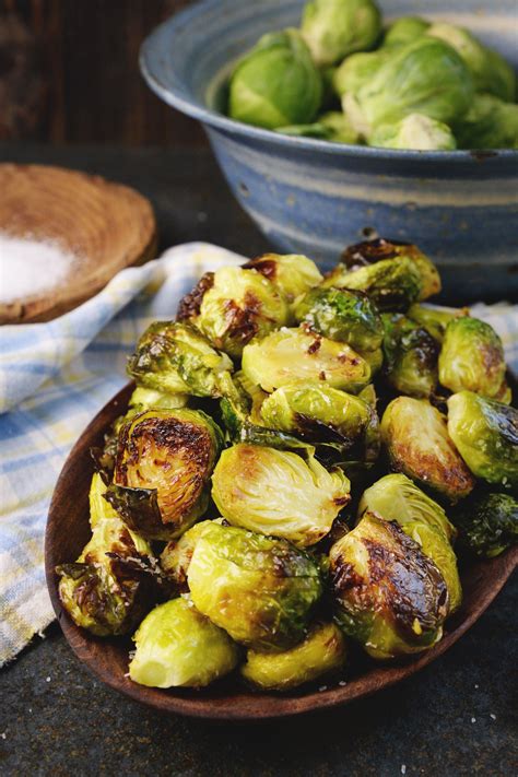 This recipe for Easy Roasted Brussels Sprouts intensifies the natural sweetness and brings out ...