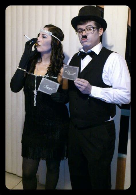 Silent movies couple costume Movie Couples Costumes, Silent Movie, Sony, Halloween Costumes ...